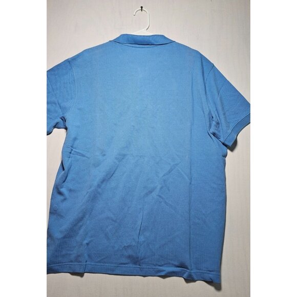 Eddie Bauer Polo Shirt Men’s Large Blue Short Sleeve Casual New Without Tags - Picture 3 of 3